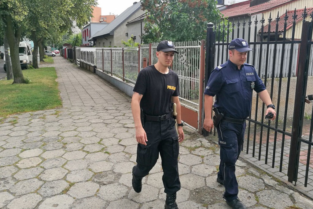 Młodzi policjanci we Włocławku