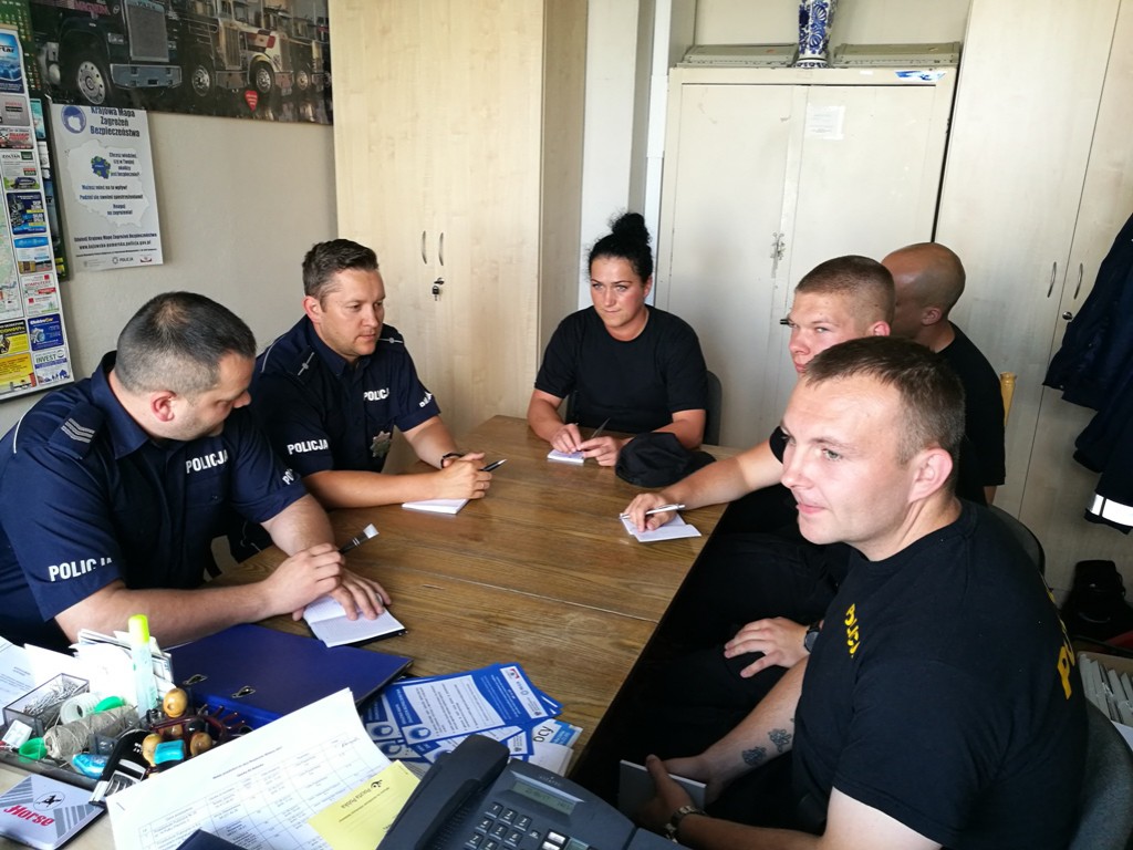 Młodzi policjanci we Włocławku