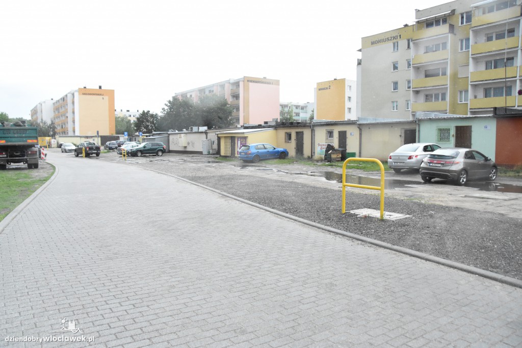 Zalany teren przy ul. Moniuszki