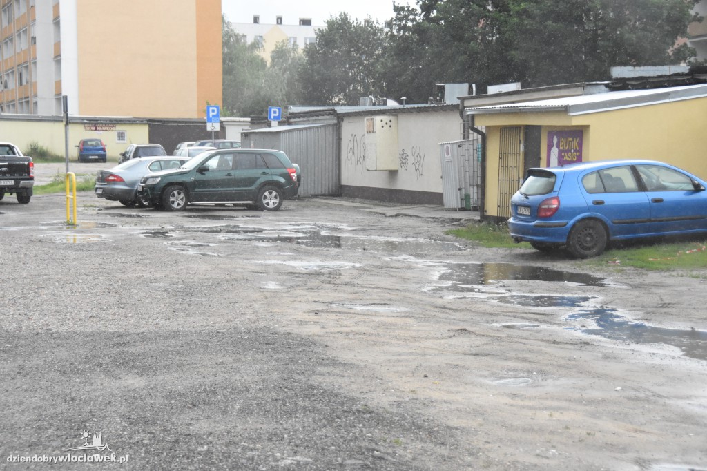 Zalany teren przy ul. Moniuszki