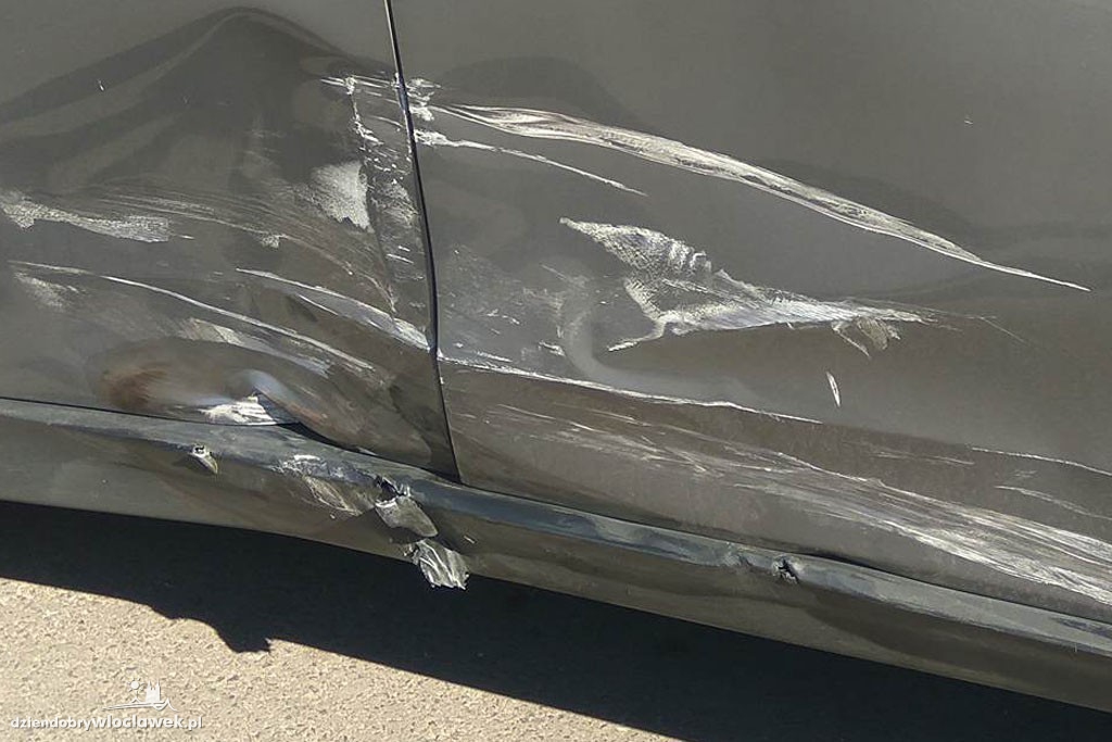 Zderzenie daewoo i volkswagena