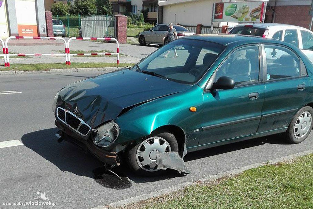 Zderzenie daewoo i volkswagena