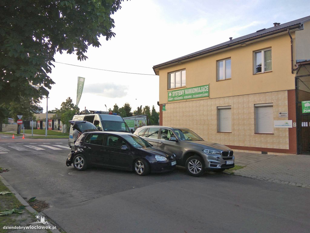 Zderzenie daewoo i volkswagena