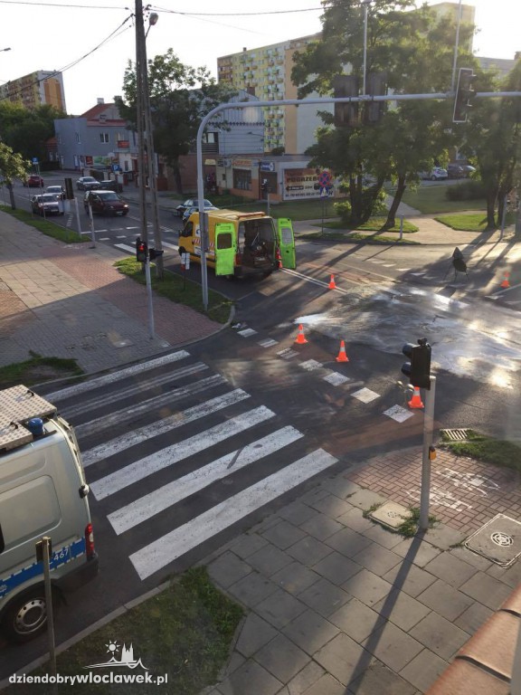 Zderzenie daewoo i volkswagena