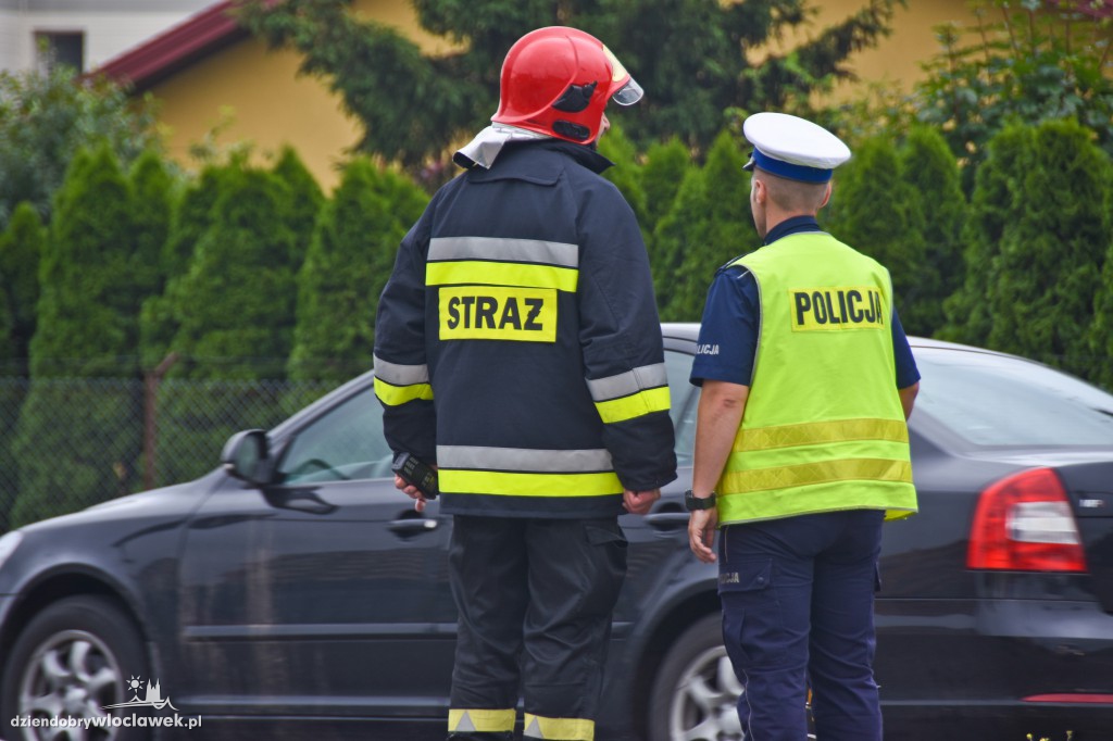 Auto ciężarowe wjechało w posesję