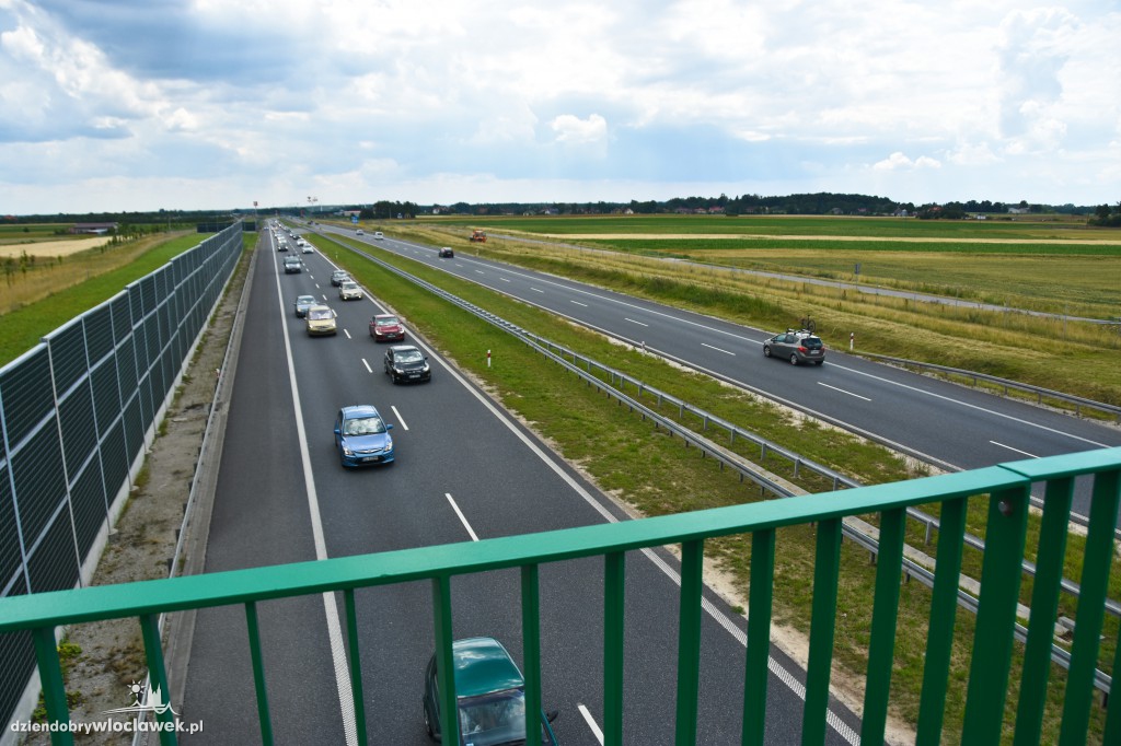 Autostrada pod Włocławkiem w korkach