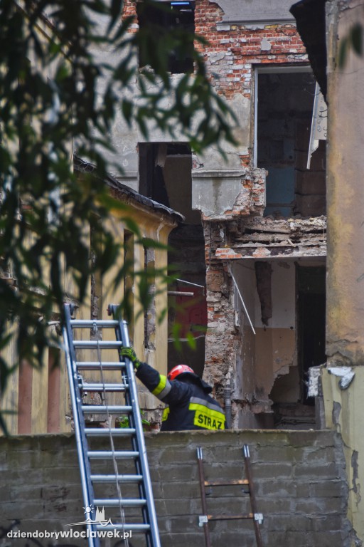 Zawaliła się ściana kamienicy