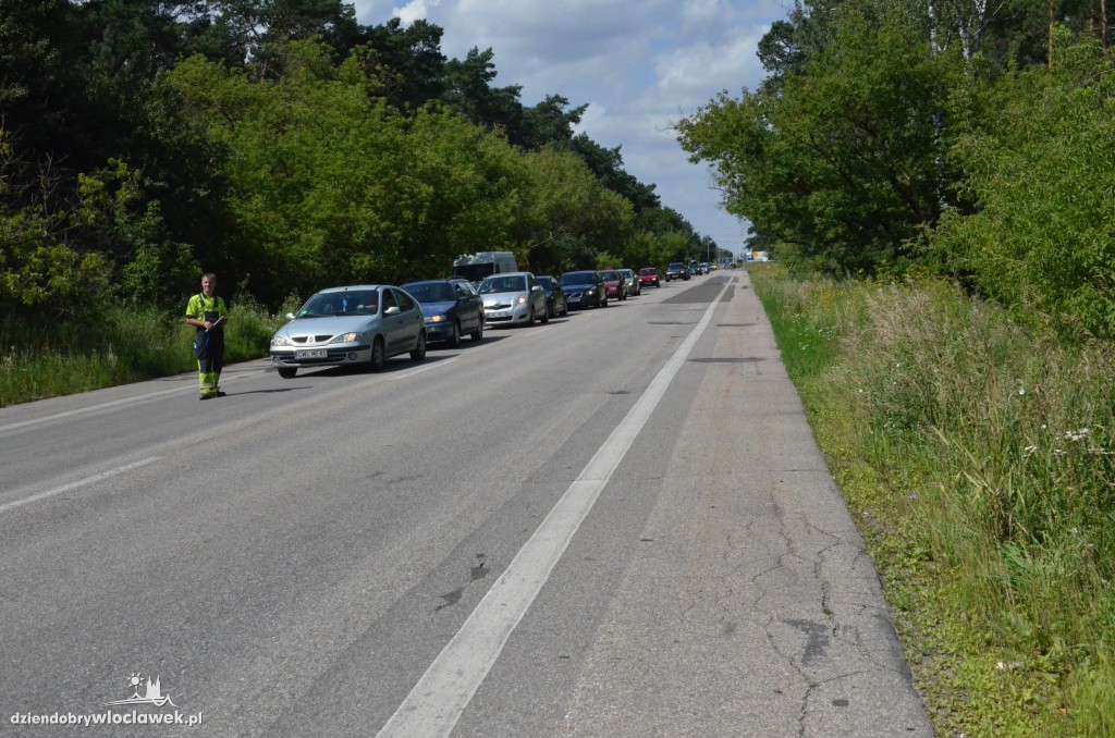Kolizja na DK 91. Są utrudnienia