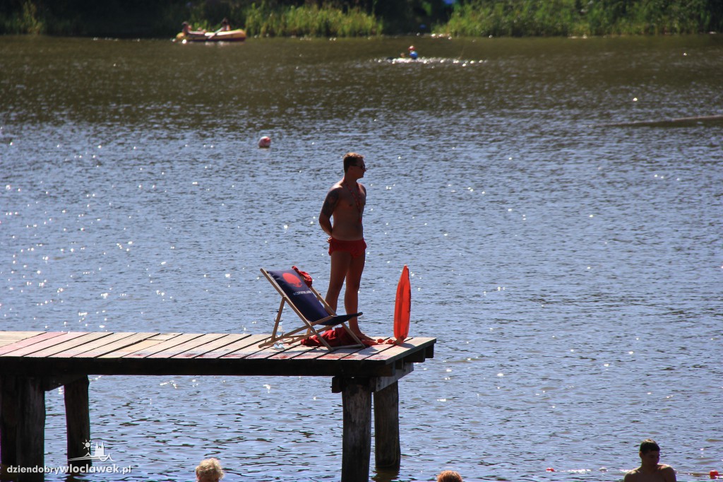 Niedziela na plaży nad jez. Czarnym