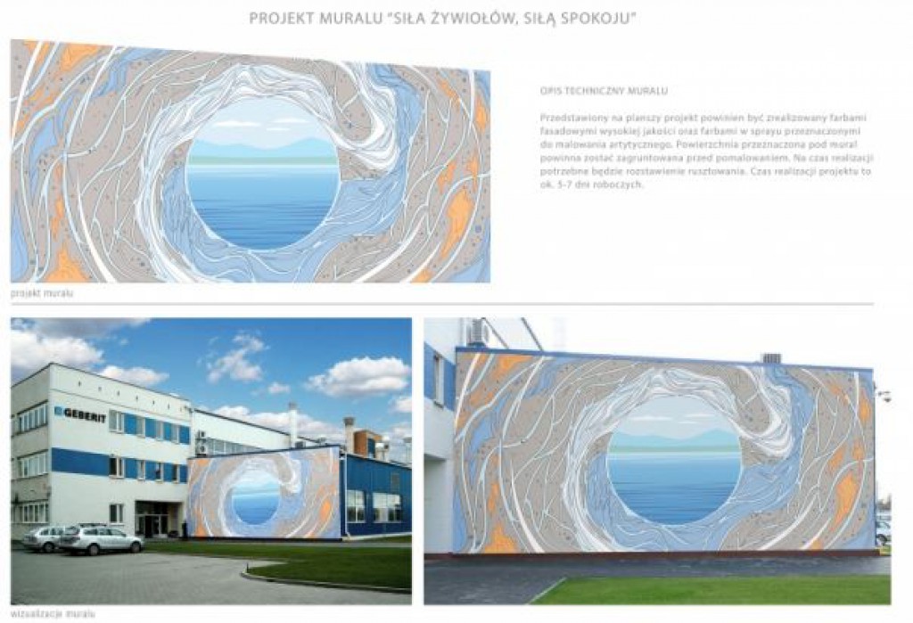 Będzie nowy mural przy ul. Płockiej