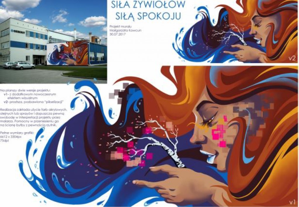 Będzie nowy mural przy ul. Płockiej
