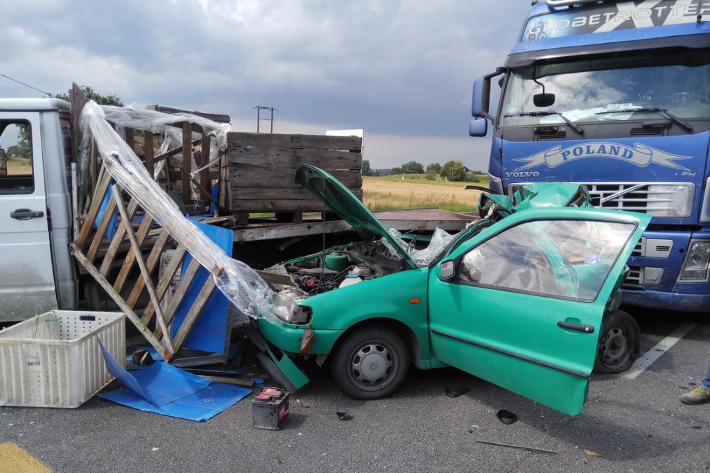 Wypadek przed 'wahadłem'
