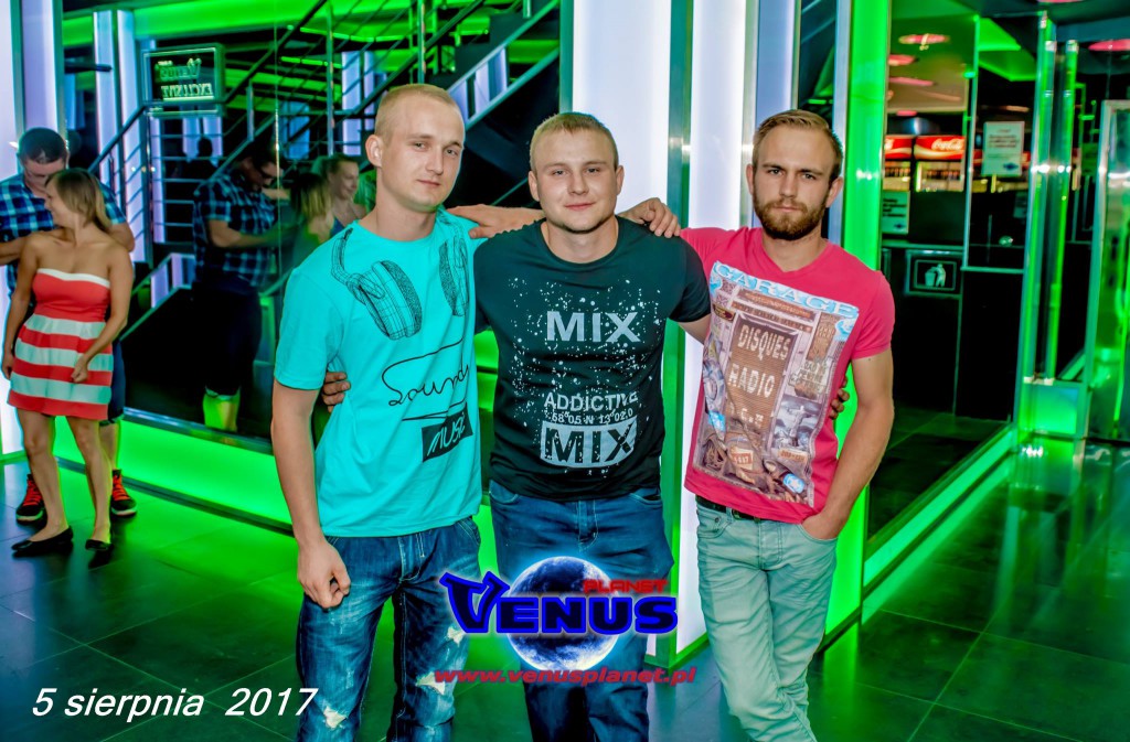 Sobotnia noc w klubie Venus Koneck