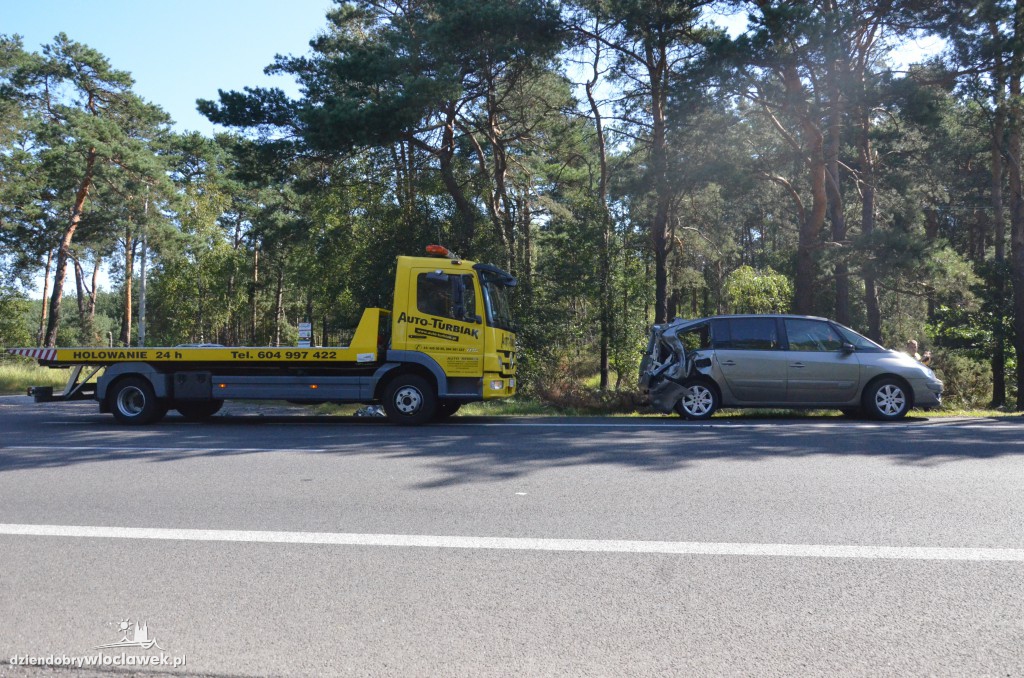 Volkswagen uderzył w tył renault
