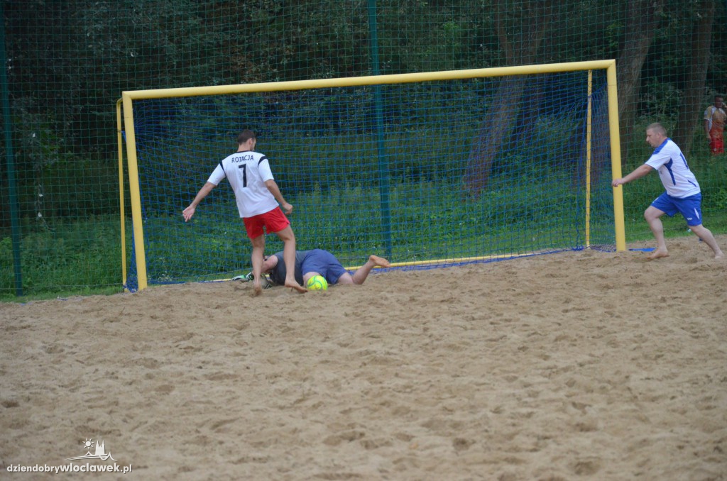 Turniej Beach Soccer przy basenie