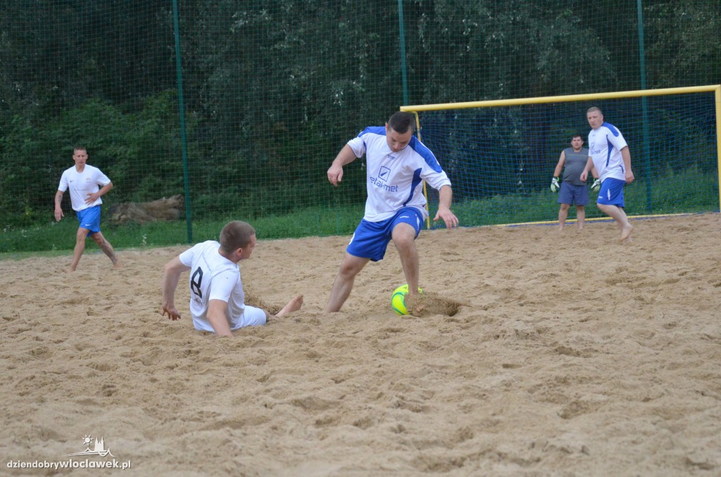 Turniej Beach Soccer przy basenie