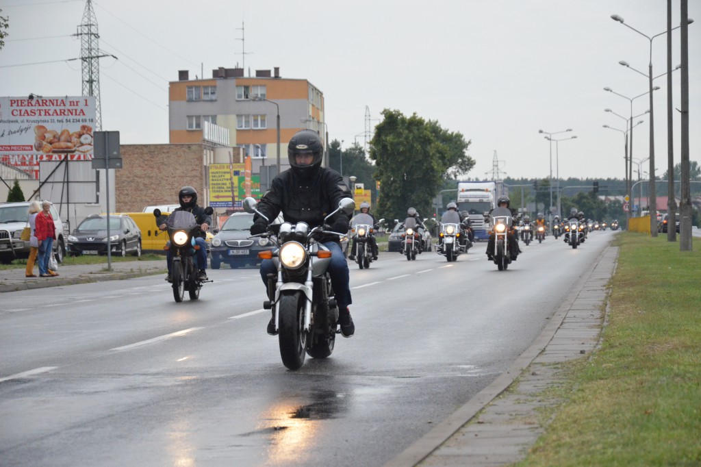 Parada motocykli we Włocławku