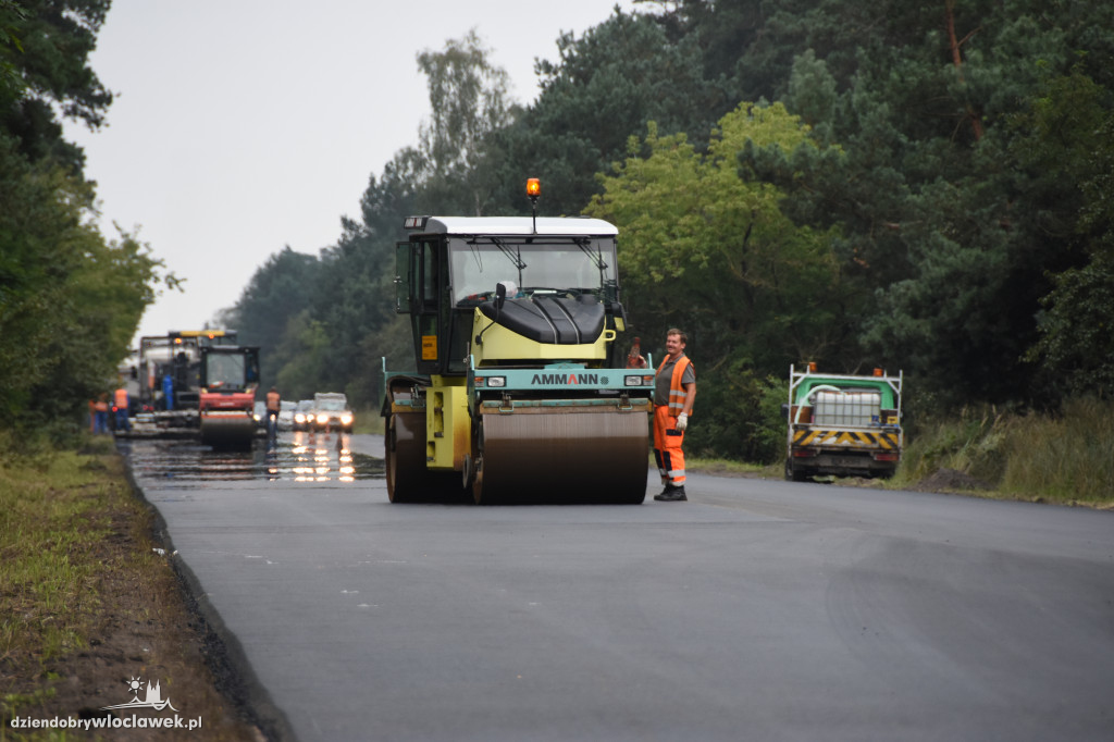 Trwa remont leśnego odcinka DK91