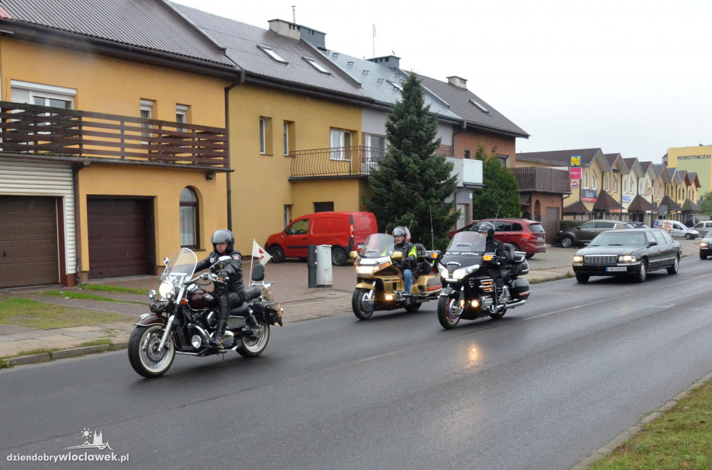 Pogrzeb zmarłego motocyklisty