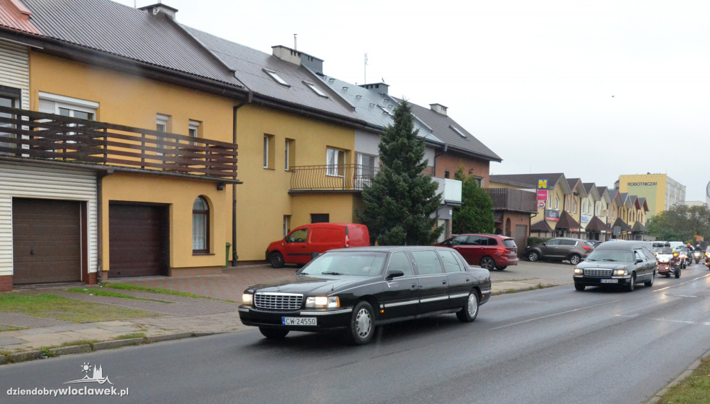 Pogrzeb zmarłego motocyklisty