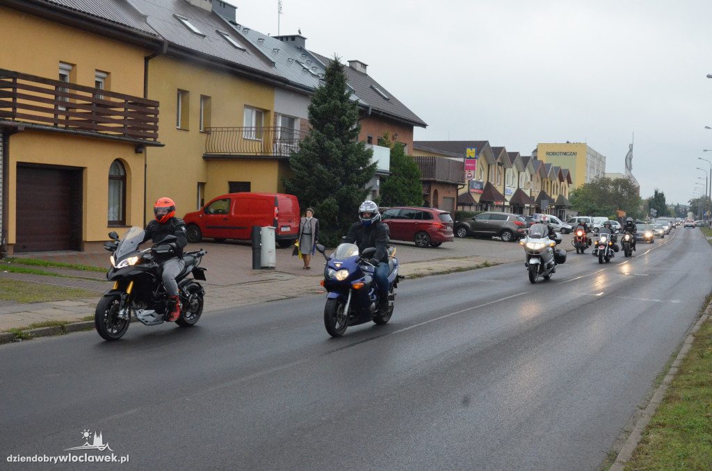 Pogrzeb zmarłego motocyklisty