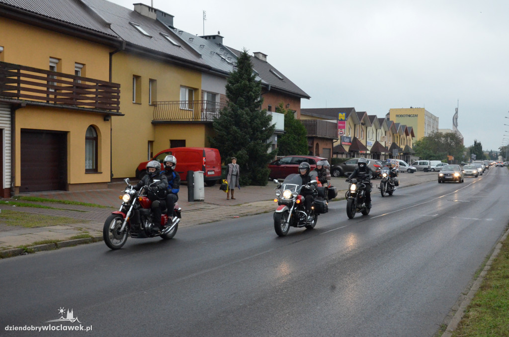 Pogrzeb zmarłego motocyklisty