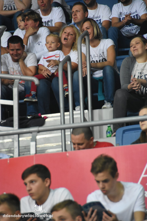 Kibice na meczu o Superpuchar Polski