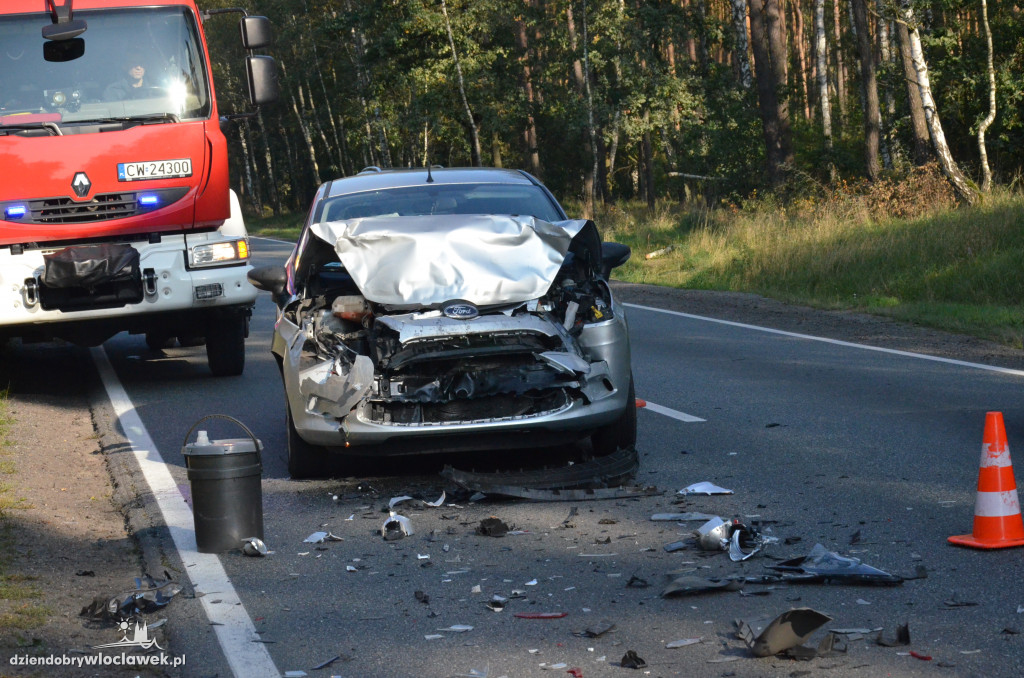 Zderzenie na drodze do autostrady