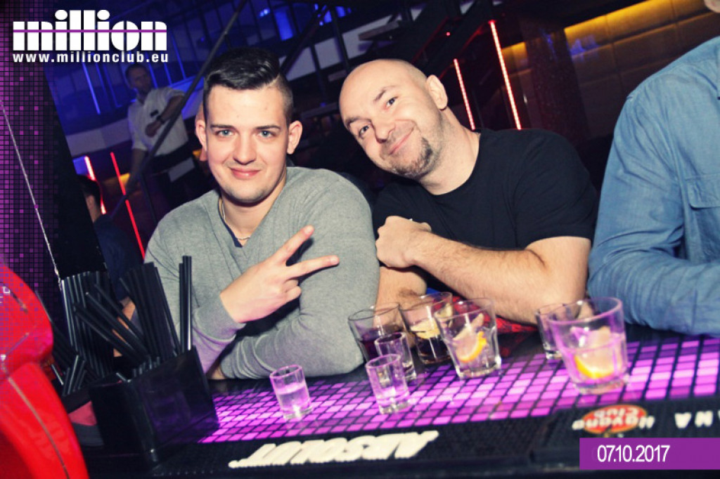 Sobotnia impreza w klubie Million