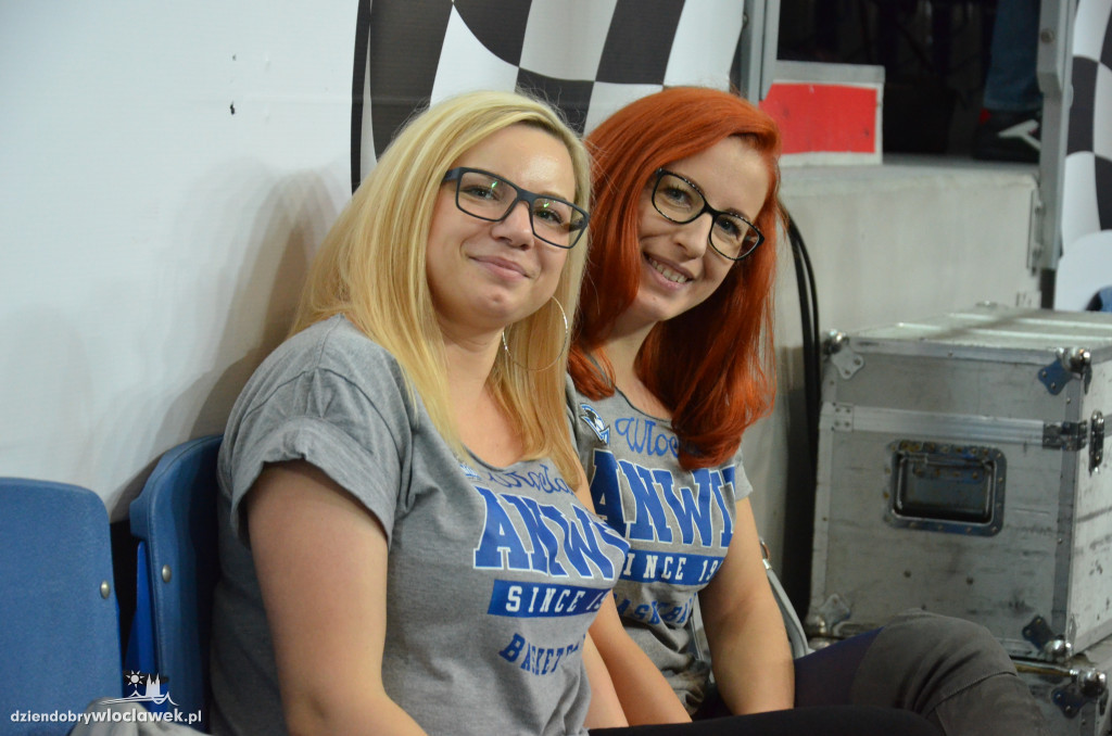Włocławscy kibice na meczu Anwil vs Rosa
