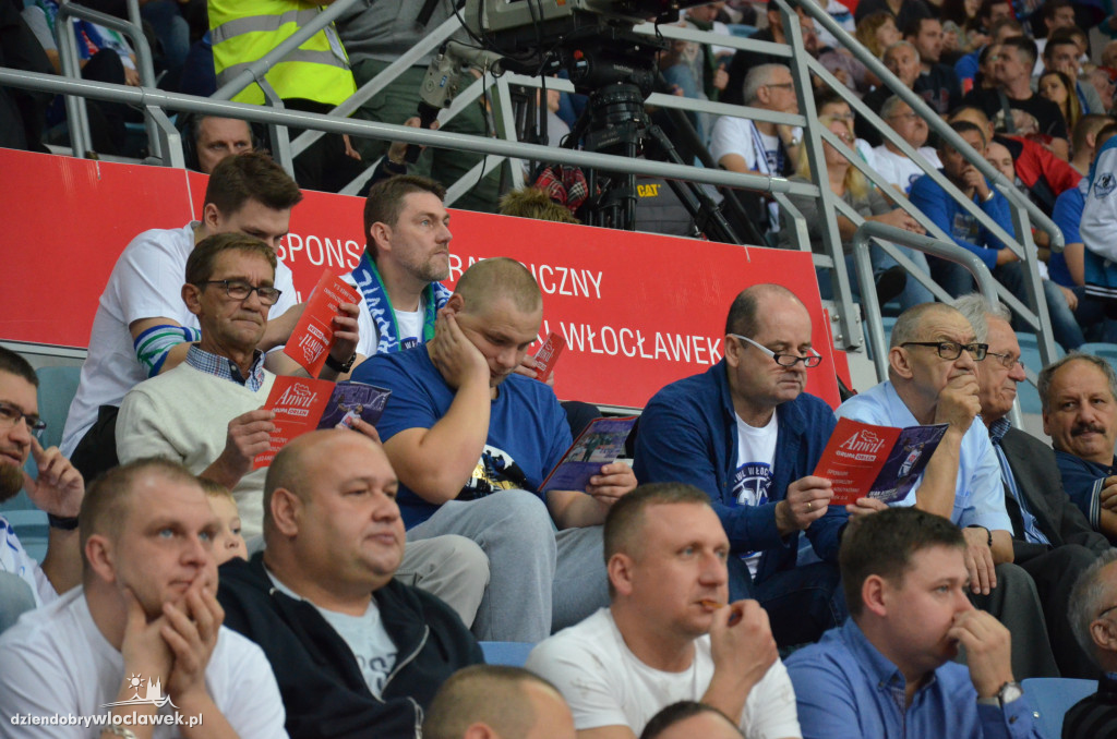 Włocławscy kibice na meczu Anwil vs Rosa