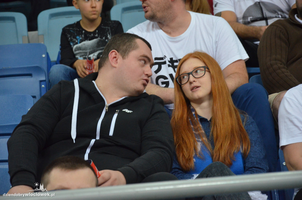 Włocławscy kibice na meczu Anwil vs Rosa