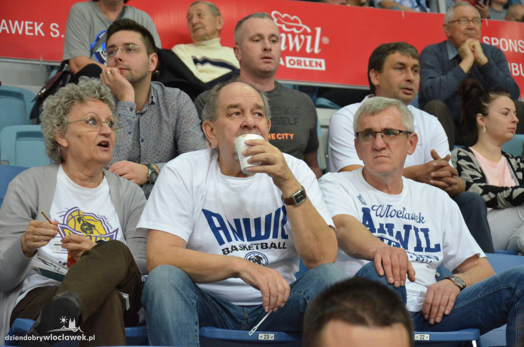 Włocławscy kibice na meczu Anwil vs Rosa