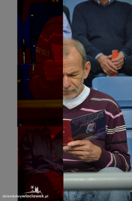 Włocławscy kibice na meczu Anwil vs Rosa
