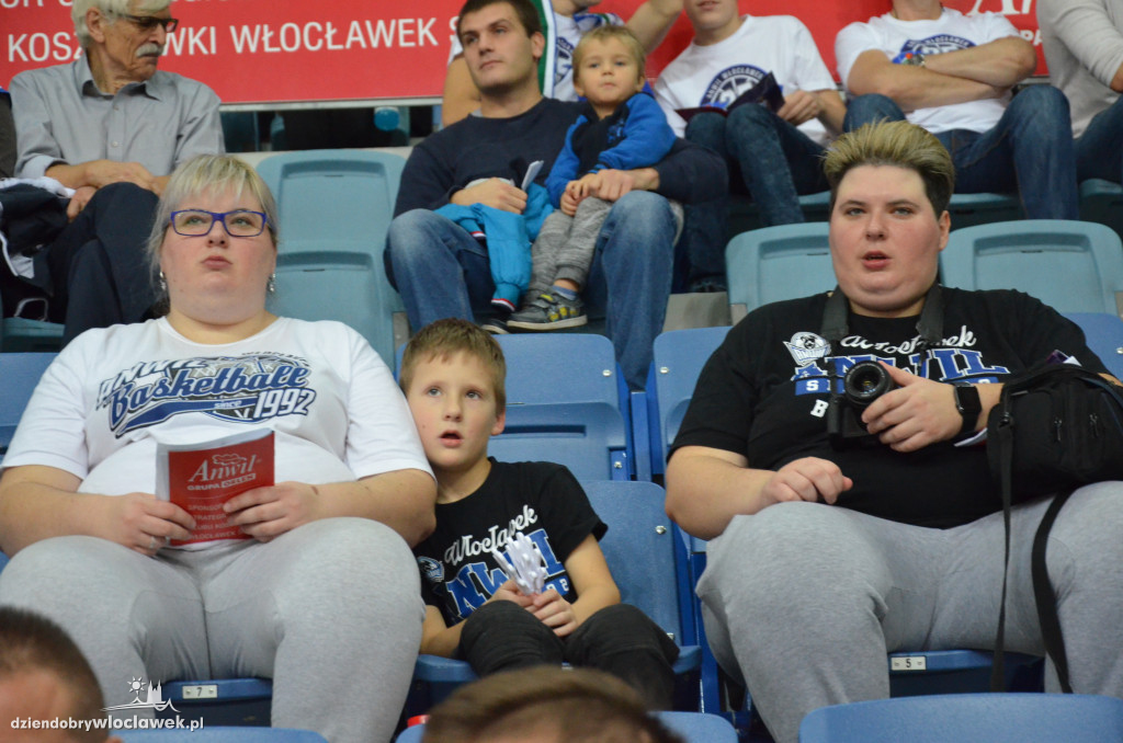 Włocławscy kibice na meczu Anwil vs Rosa