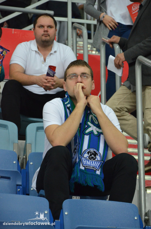 Włocławscy kibice na meczu Anwil vs Rosa