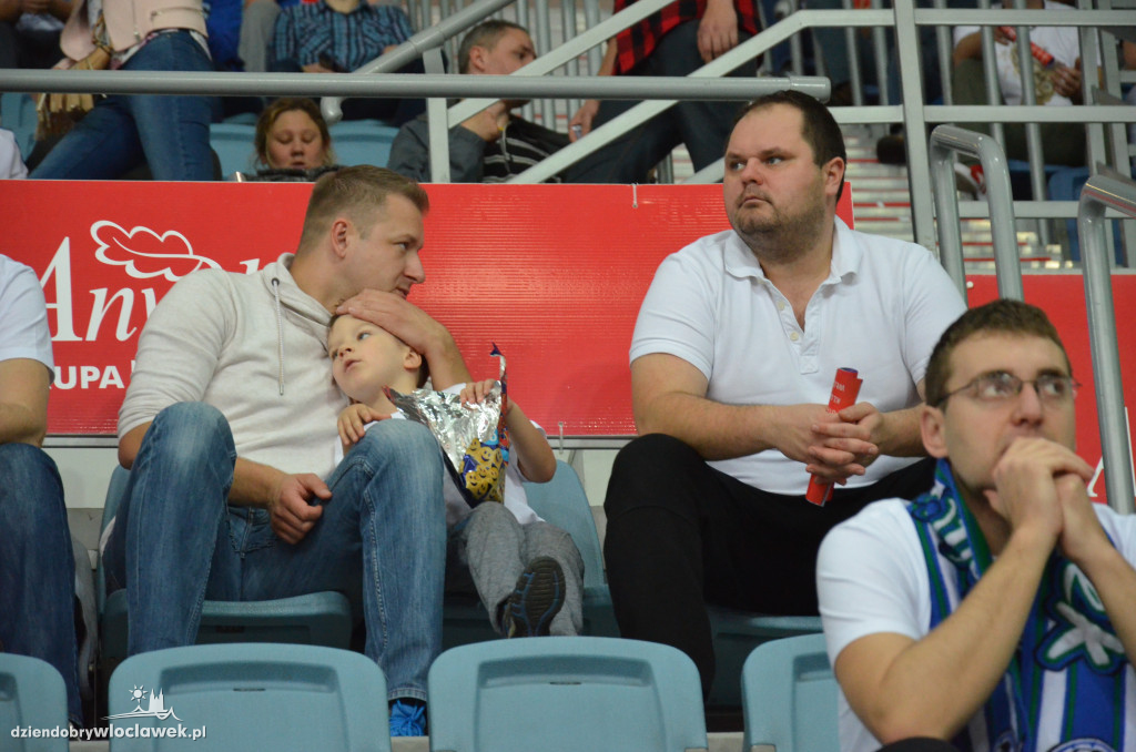 Włocławscy kibice na meczu Anwil vs Rosa
