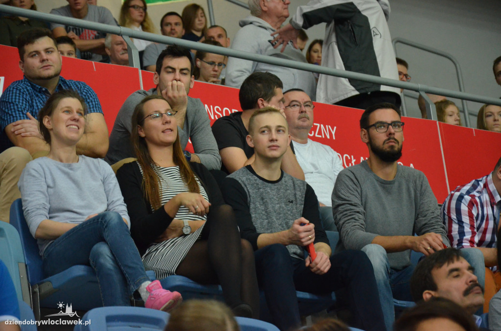 Włocławscy kibice na meczu Anwil vs Rosa