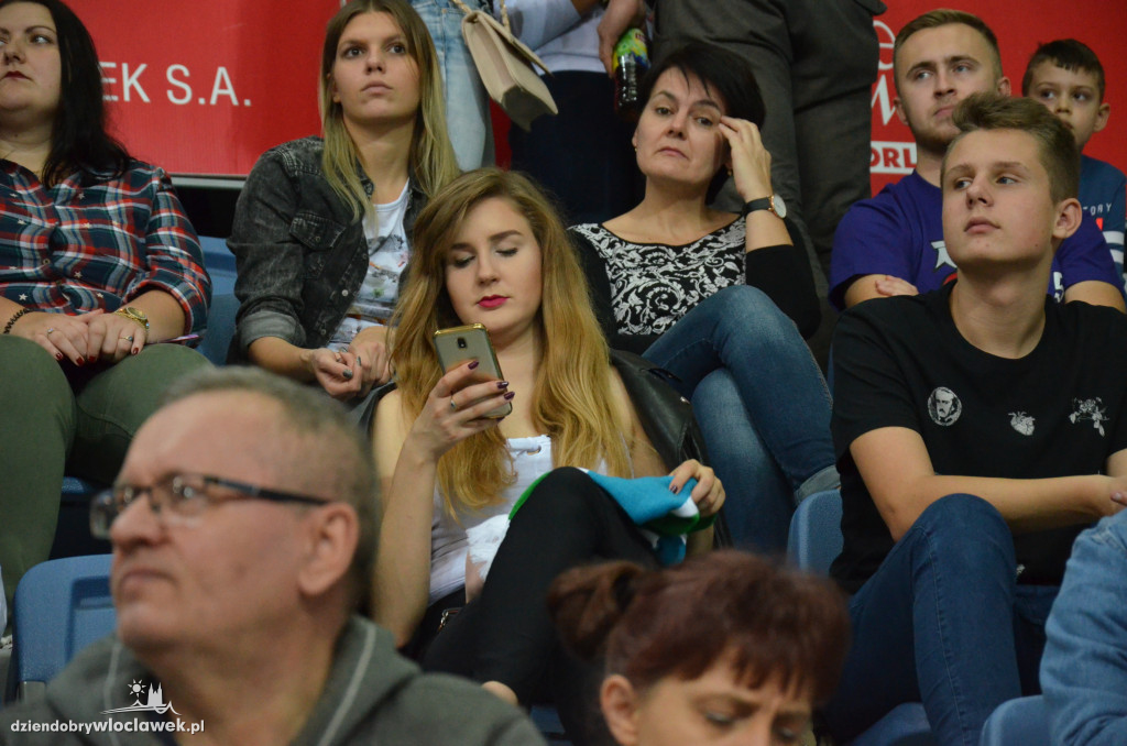 Włocławscy kibice na meczu Anwil vs Rosa