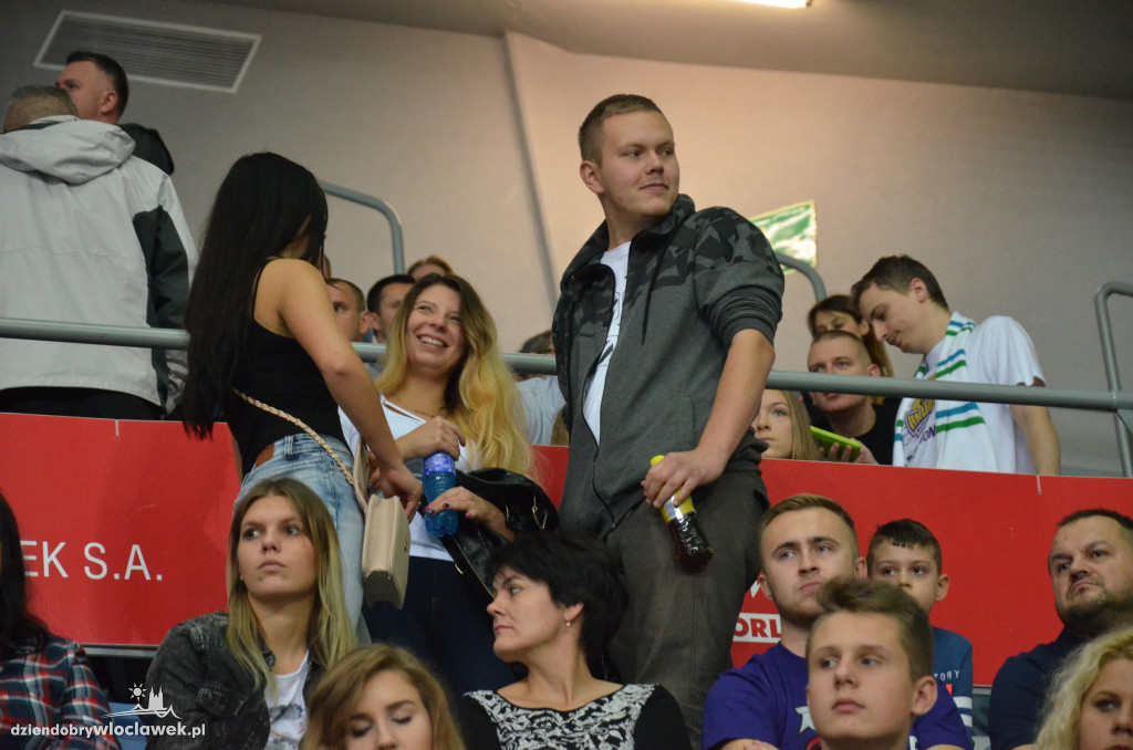 Włocławscy kibice na meczu Anwil vs Rosa
