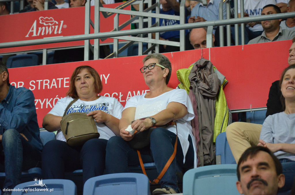 Włocławscy kibice na meczu Anwil vs Rosa