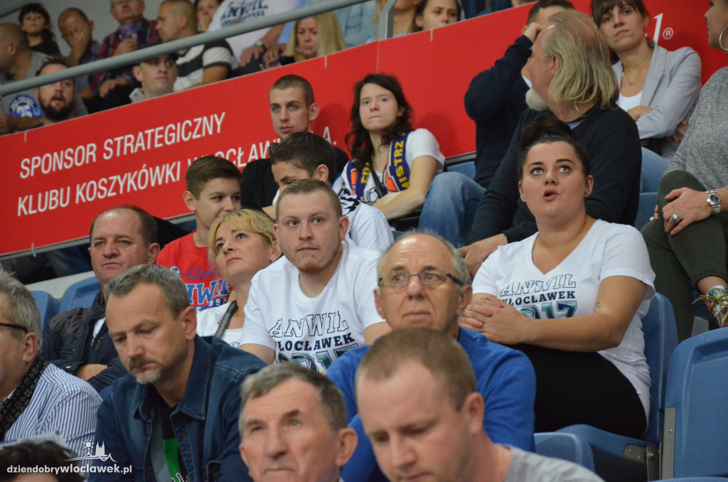 Włocławscy kibice na meczu Anwil vs Rosa