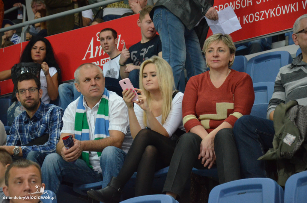 Włocławscy kibice na meczu Anwil vs Rosa
