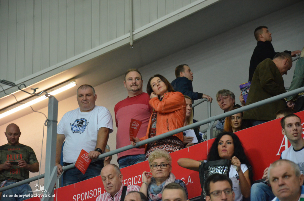 Włocławscy kibice na meczu Anwil vs Rosa