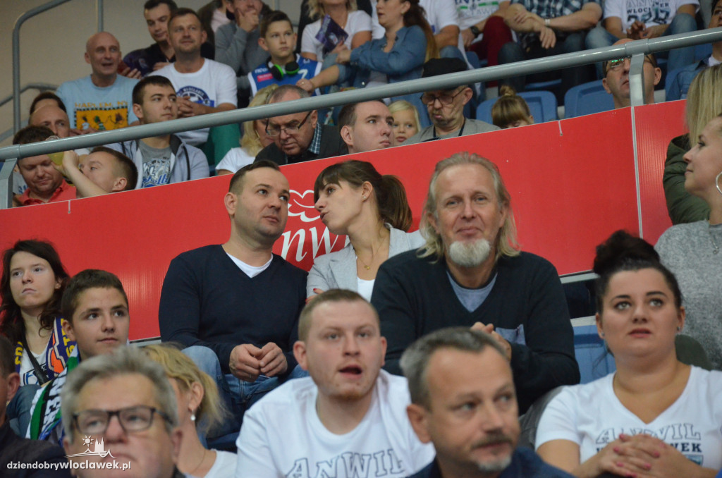 Włocławscy kibice na meczu Anwil vs Rosa