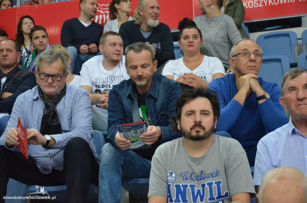 Włocławscy kibice na meczu Anwil vs Rosa