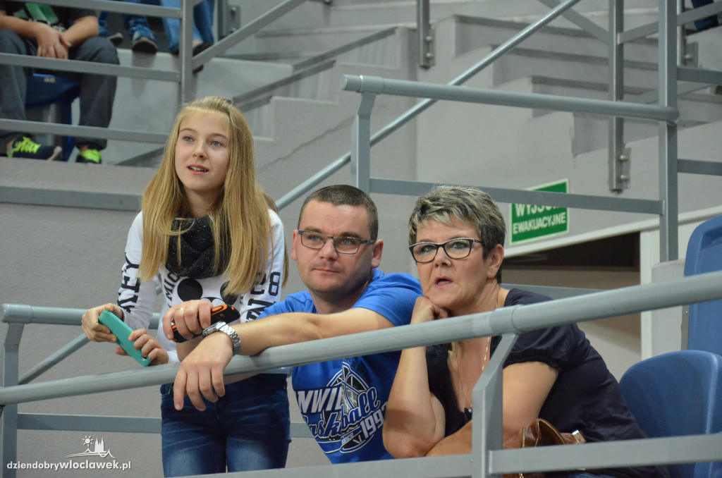 Włocławscy kibice na meczu Anwil vs Rosa