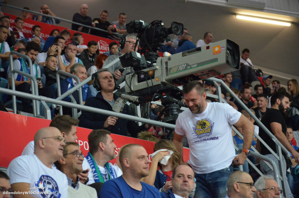 Włocławscy kibice na meczu Anwil vs Rosa