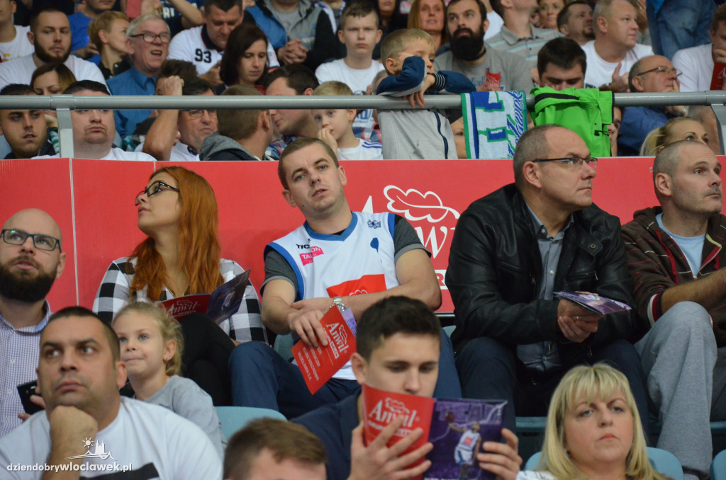 Włocławscy kibice na meczu Anwil vs Rosa