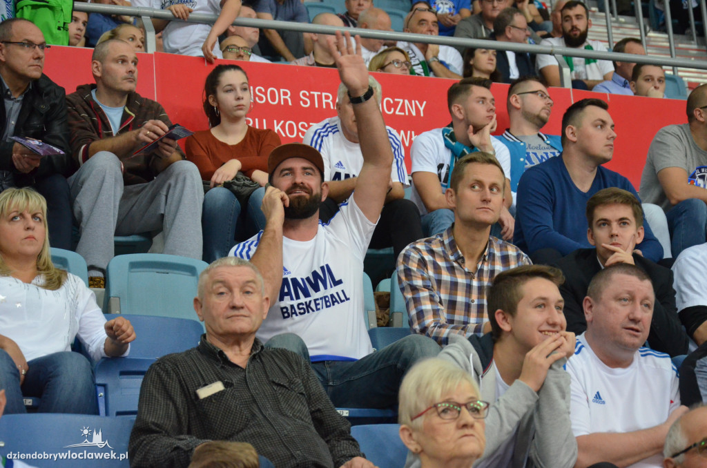 Włocławscy kibice na meczu Anwil vs Rosa